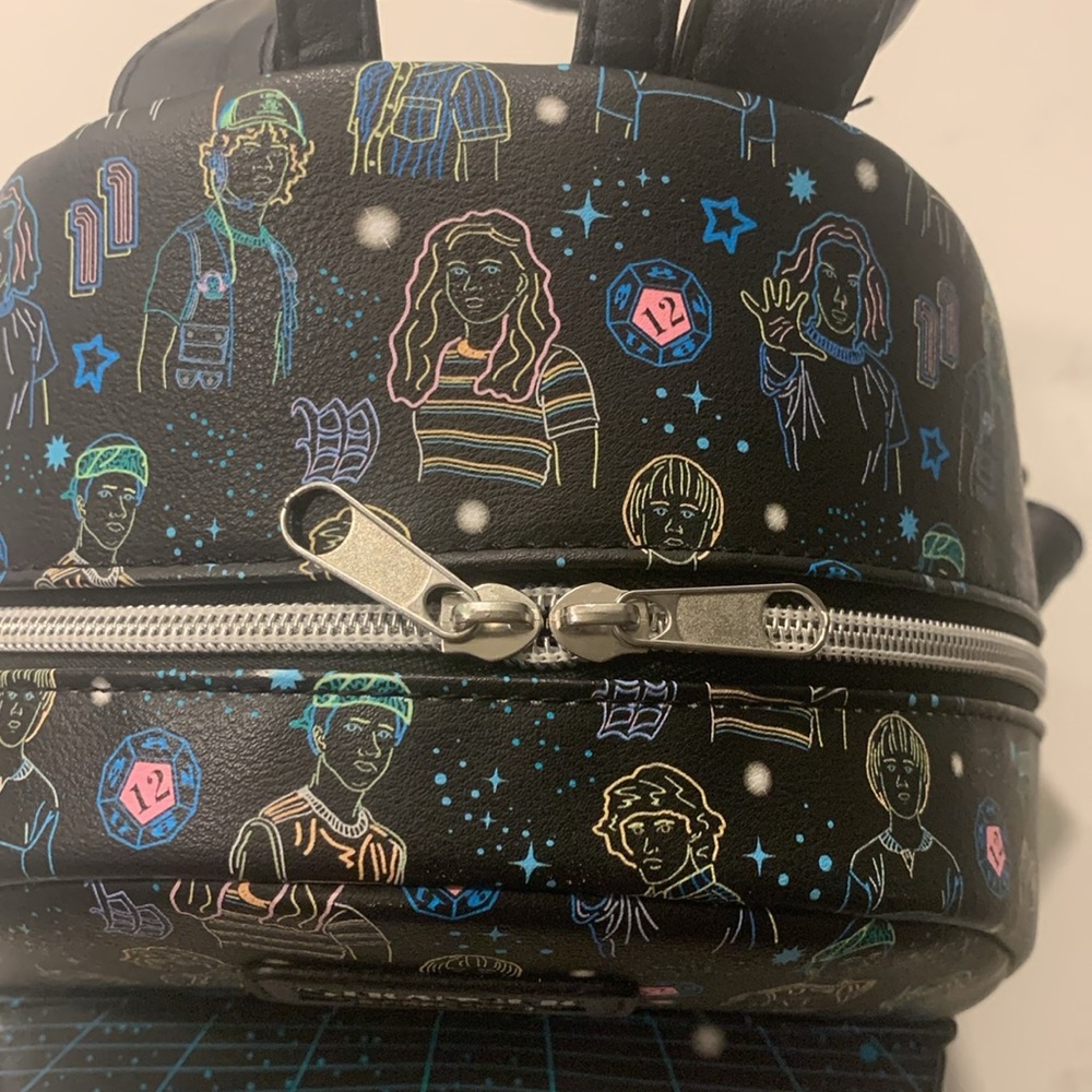 Funko Stranger Things Arcade Mini Backpack Blackl… - image 5